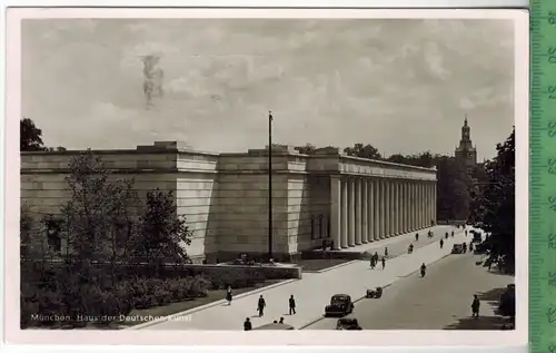 München, Haus der Deutschen Kunst 1940 Verlag: Hoffmann, München, Postkarte mit Frankatur  und Stempel, MÜNCHEN  2.8.40