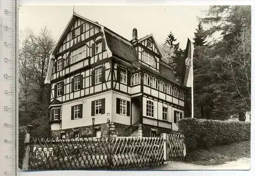 Gräfenroda, Jugendherberge „Olga Benario“, um 1980, Verlag: Bild und Heimat, Postkarte mit Frankatur, mit Stempel,