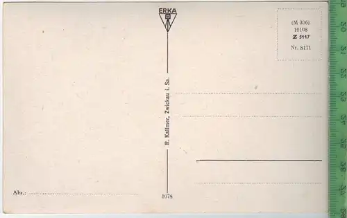 Plauen i. Vogtl. Blick in das Syratal um 1930/1940,  Verlag: R. Kallmer, Zwickau , POSTKARTE, Erhaltung: I-II