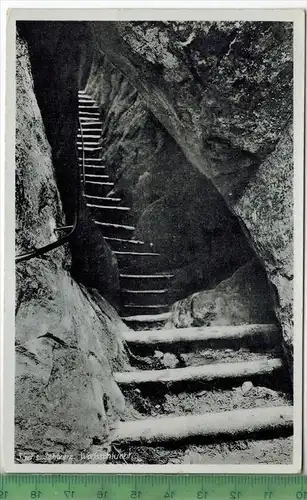 Sächs. Schweiz, Wolfsschlucht um 1940/1950 Verlag: Th. C. Ruprecht, Dresden, POSTKARTE Erhaltung: I-II Karte wird in Kla