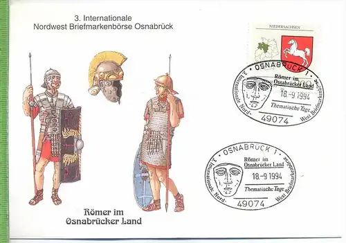 1994,  MiNr. 1662 EF  , mit Stempel Osnabrück ,18.9.1994 3.Internationale Briefmarkenbörse Osnabrück Zustand: I-II, (H)