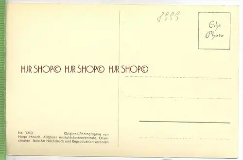 Scheidegg im Allgäu um 1950/1960, Verlag: Hugo Mauch, Nr.7353,  Postkarte, unbenutzte Karte ,  Erhaltung: I-II