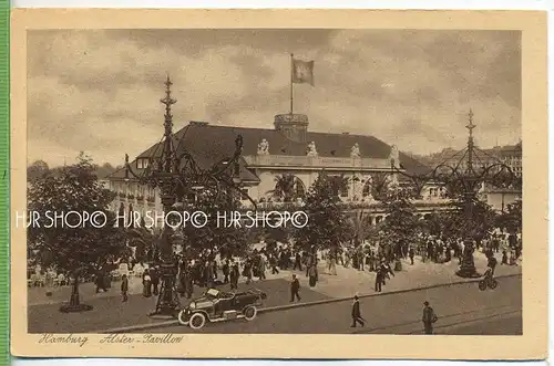 Hamburg, Alster-Pavillon, um 1920/1930 , Verlag: ___  POSTKARTE ,  unbenutzte Karte