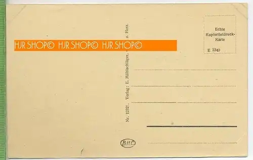 Goslar, Gildehaus um 1910/1920  Verlag: E. Mühlschläger, Goslar,  POSTKARTE ,  unbenutzte Karte