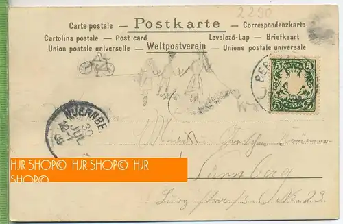 Oorientalin , Karte mit feinem Quarzkies belegt um 1900/1910, Verlag:---, POSTKARTE mit Frankatur, mit Stempel,