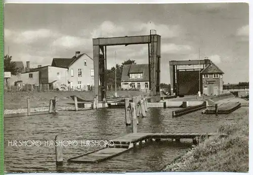 Mirow-Schleuse, um 1950/1960  Verlag: Das Heimatblatt der Mecklenburger, Postkarte, unbenutzte Karte