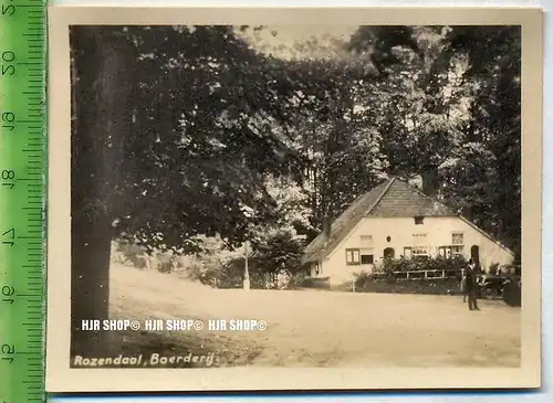 Velp en Rozendaal, ca. 1920/1930,  Sammelfoto 8,6 x 6,7 cm,  Rozendaal, Boerderij