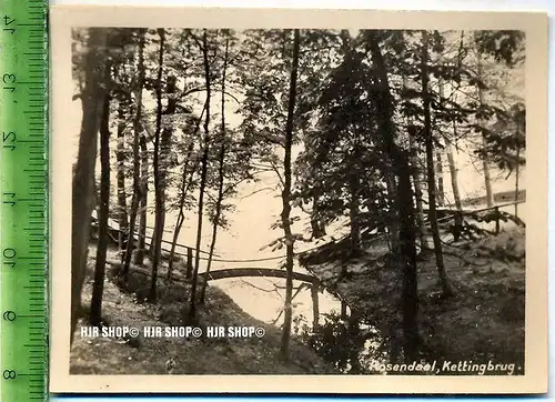 Velp en Rozendaal, ca. 1920/1930,  Sammelfoto 8,6 x 6,7 cm,  Rozendaal,Kettingbrug