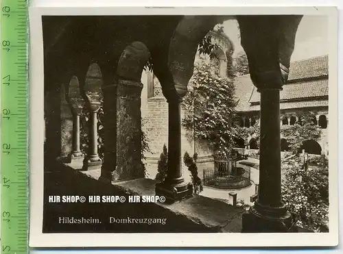 Hildesheim, ca. 1930/1940,  Sammelfoto 9,2 x 7 cm,  Domkreuzgang