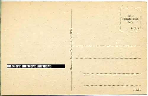 „ Bad Lippspringe, Kurpark Eingang“   um 1930/1940,  Ansichtskarte, ungebrauchte Karte