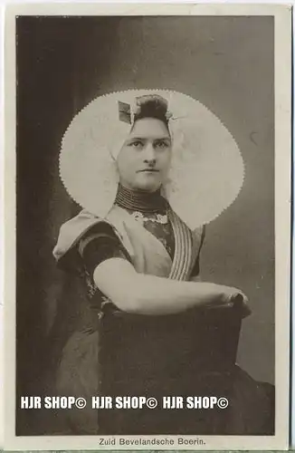 „ Zuid Bevelandsche Boerin “   um 1930/1940,  Ansichtskarte, ungebrauchte Karte