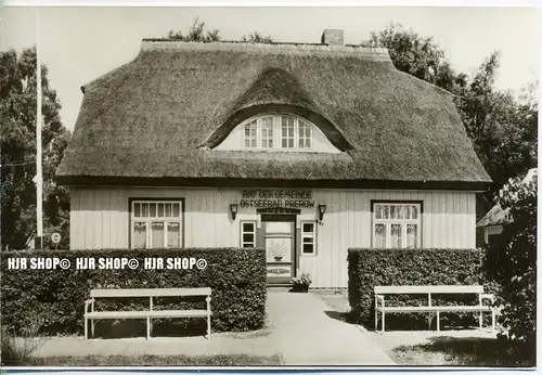 „Prerow, Rat der Gemeinde“ um 1970/1980 Ansichtskarte,  ungebrauchte Karte