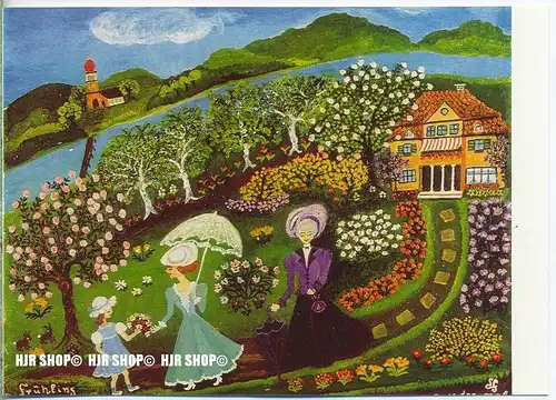 WIECHMANN – BILDKARTEN, Lucy Seemann, Frühling anno dazumal, Nr.5158