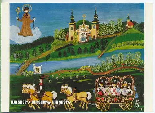 WIECHMANN – BILDKARTEN Lucy Seemann, Leonhardifahrt in Bad Tölz, Nr.590