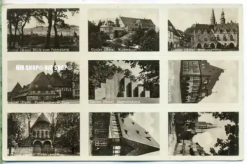„Goslar“  um 1930/1940 Ansichtskarte,  ungebrauchte Karte