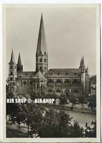 um 1920/1930 Ansichtskarte,  „Bonn, Münster“  ungebrauchte Karte