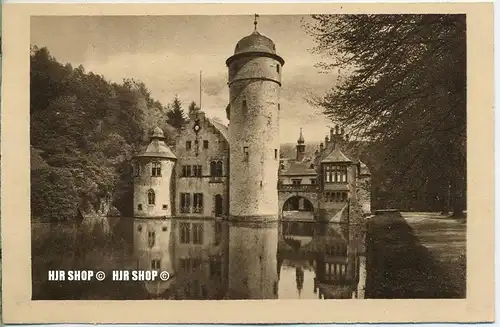 um 1920/1930 Ansichtskarte  „Schloß Mespelbrunn“ , ungebrauchte Karte