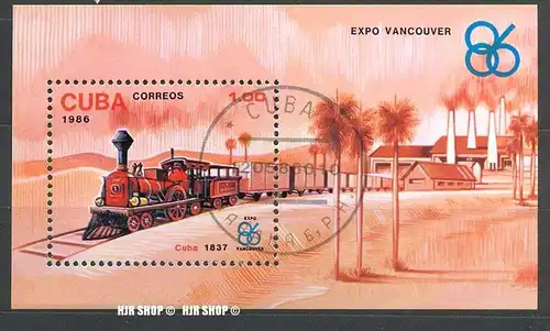1986,EXPO VENCOUVER 86, BL. 95 gest.