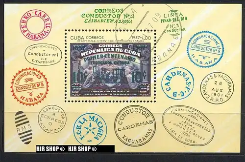 1987,150 Jahre Eisenbahn, BL. 103 gest.