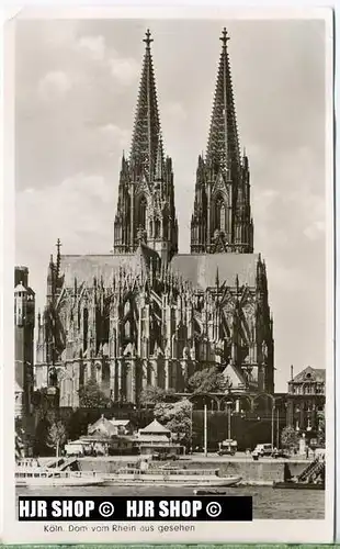 um 1950/1960 Ansichtskarte,  „Köln Dom“ mit Frankatur ( entfernt )