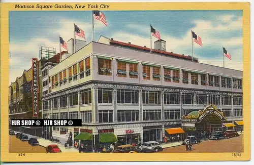 um 1930/1950 Ansichtskarte „ Madison Square Garden“ , ungebrauchte Karte