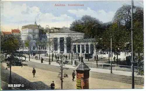 um 1910/1920 Ansichtskarte (Feldpost  “Eisenbrunnen“,  gelaufene Karte mit Stempel