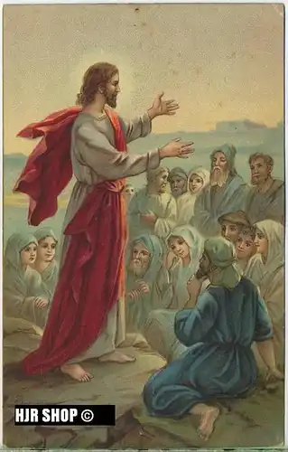 um 1920/1930 Ansichtskarte "Die Bergpredigt"