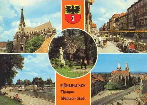 Ansichtskarte, Mühlhausen