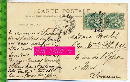 Fontainebleau. Chambre à coucher de Napolèon 1er., gel. 1906/