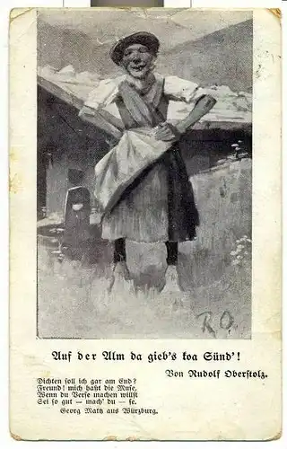 Postkarte, Spaßkarte um 1900