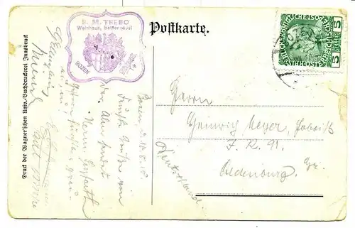 Postkarte, Spaßkarte um 1900