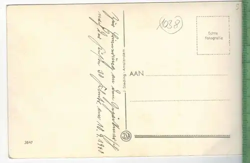 Bloemendaal, Eind-Zeeweg, 1940, Verlag: J. Sleding, Amsterdam,  Postkarte, Rückseite beschrieben, unbenutzte Karte,