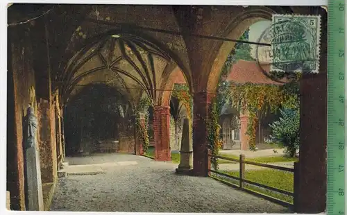 Stralsund , Johanniskloster - 1912, Verlag: --------,  POSTKARTE, Frankatur,  Stempel, STRALSUND 11,12,1912