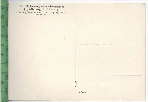 Hein Godewind, Verlag:  ------------, Postkarte unbenutzt, Erhaltung: I-II, Karte wird in Klarsichthülle