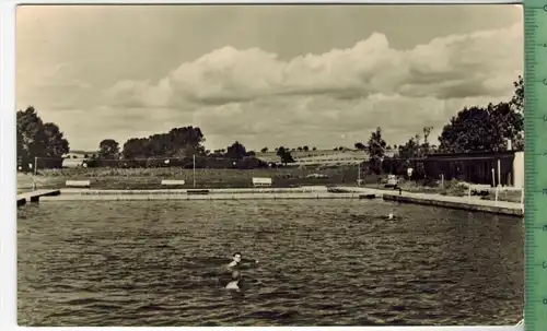 AK Schlotheim, Schwimmbad 1969, Verlag: VEB Bild, Postkarte mit Frankatur, mit Stempel 12.8.1969, Erhaltung: I-II,
