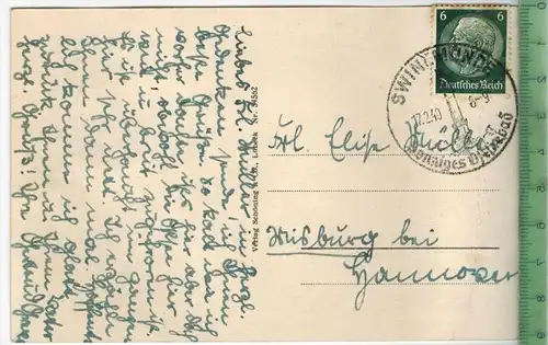 Ostseebad Swinemünde-, Promenade mit Kurhaus 1940 -