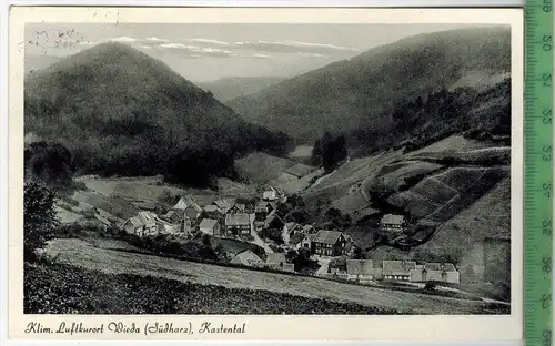 Klim, Luftkurort Wieda, Kastental 1955 -