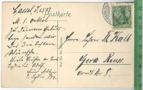 Cassel-Regierungsgebäude  1913 -