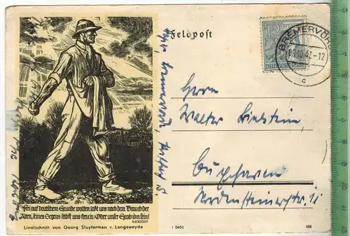 Postkarte  1947 -