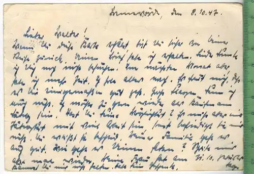 Postkarte  1947 -