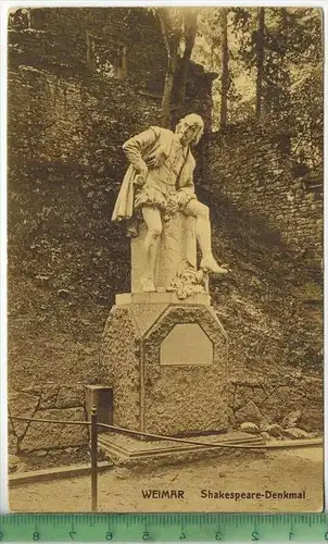 Weimar, Shakespeare-Denkmal  1918 -