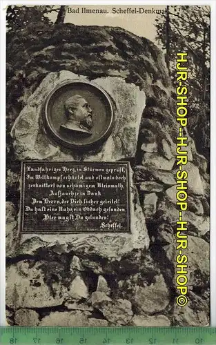 Bad Ilmenau. Scheffel-Denkmal Verlag: -------,  POSTKARTE, -Erhaltung: I-II, unbenutzt Karte