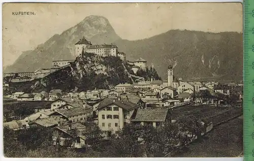 Kufstein, 1932-, Verlag: W. Zimmermann, München,  POSTKARTE- mit Frankatur. mit Stempel, ERXLEBEN 10.5.32