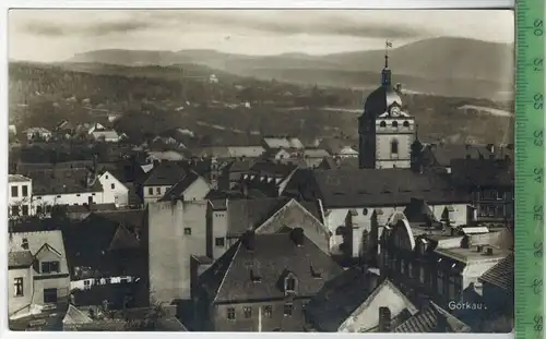 Görkau - , Verlag: Anton Hujer, Görkaut, POSTKARTE ohne Frankatur. mit  Stempel, GÖRKAU ,  Erhaltung: I-II,