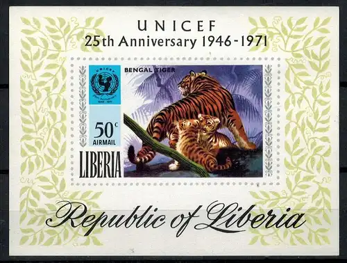 Liberia 1971, Block ** Zustand: gut