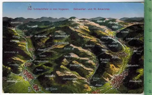 Gebweiler und St. Amarintal, Verlag: Emil Hartmann, Strassburg, POSTKARTE, Erhaltung: I-II, unbenutzt