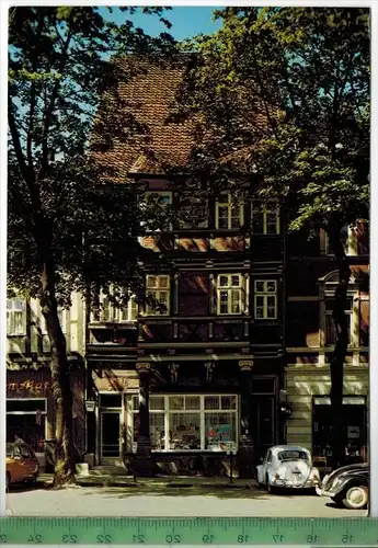 Königslutter, Haus Nack 1974, Verlag: Schöning & Co., Lübeck, POSTKARTE mit Frankatur, mit Stempel KÖNIGSLUTTER  14.9.74