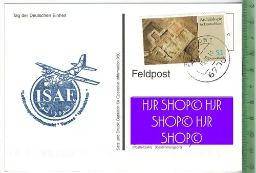 Usbekistan-Feldpost 2013, Verlag: --------,  FELDPOSTKARTE mit Frankatur,  mit  Stempel 15.10.13, Erhaltung: I-II,