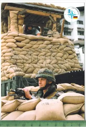 Sicherung des Lagers KISELJAK, SFOR, Verlag: -----------,FELD POSTKARTE, Erhaltung: I-II, unbenutzt,