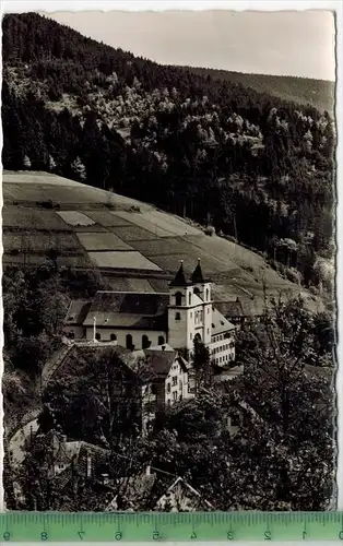 Bad Rippoldsau, Klösterle, Verlag: Gebr. Metz, Tübingen, POSTKARTE, Erhaltung: I-II, Karte wird in Klarsichthülle